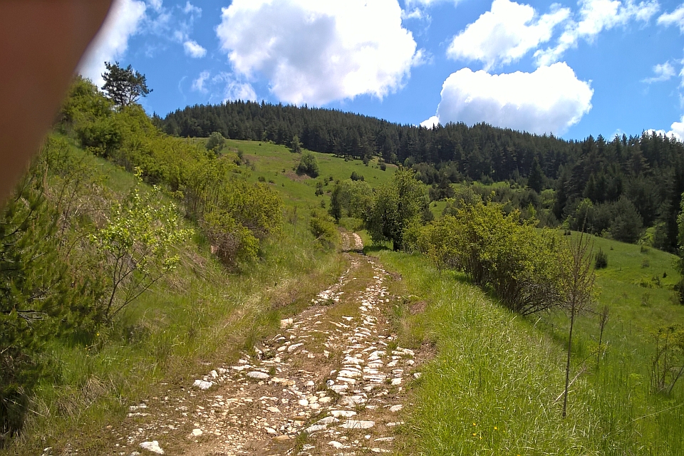 Rocky Path Winds Uphill