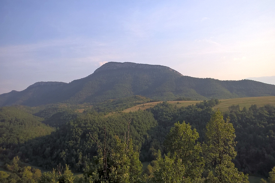 Large, Dark Mountain