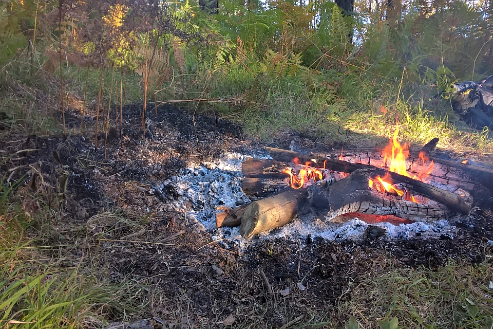 Campfire Burning