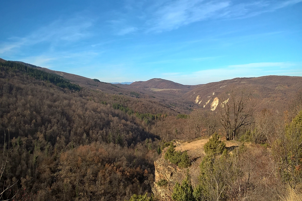Panoramic View Of A Valley