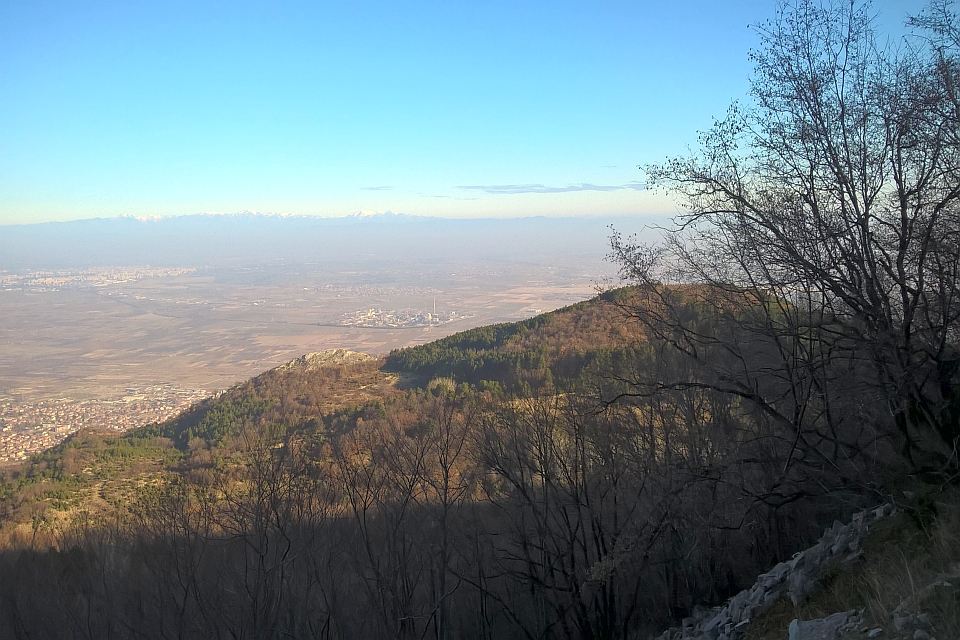 High-Angle  Long Shot Of A Vast