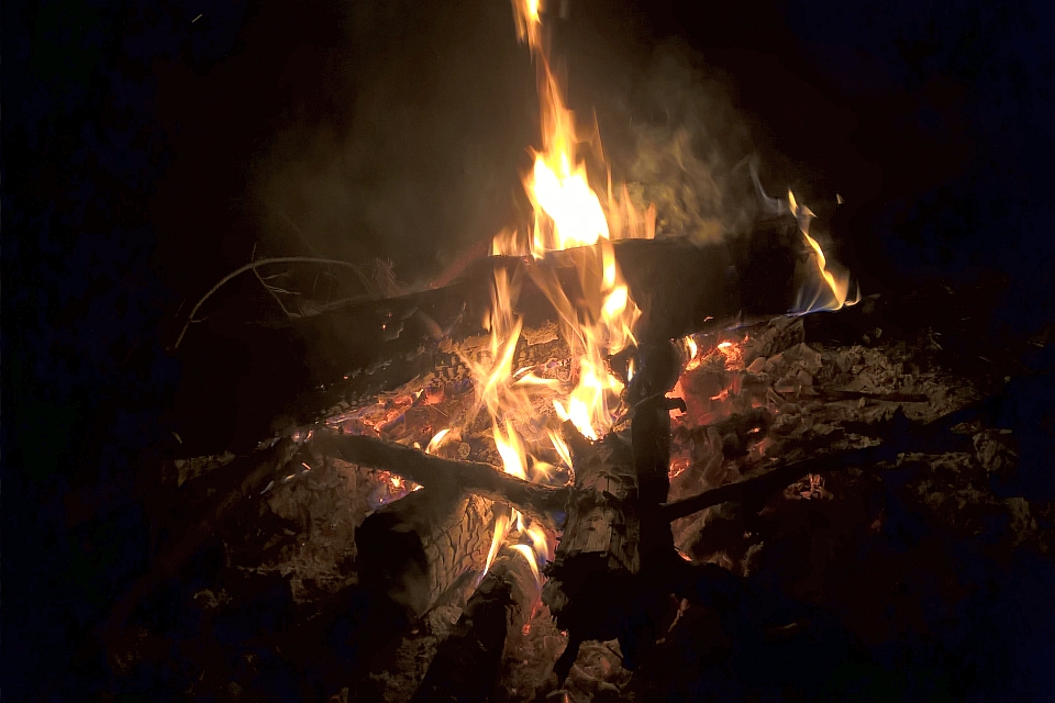 Bonfire Burning Brightly