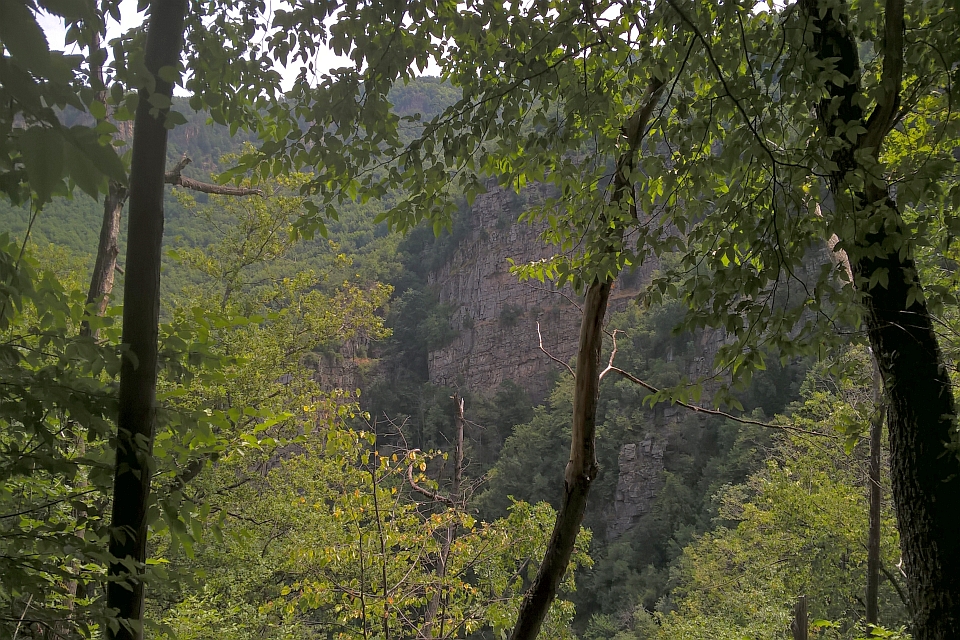 View Of A Rocky Cliff